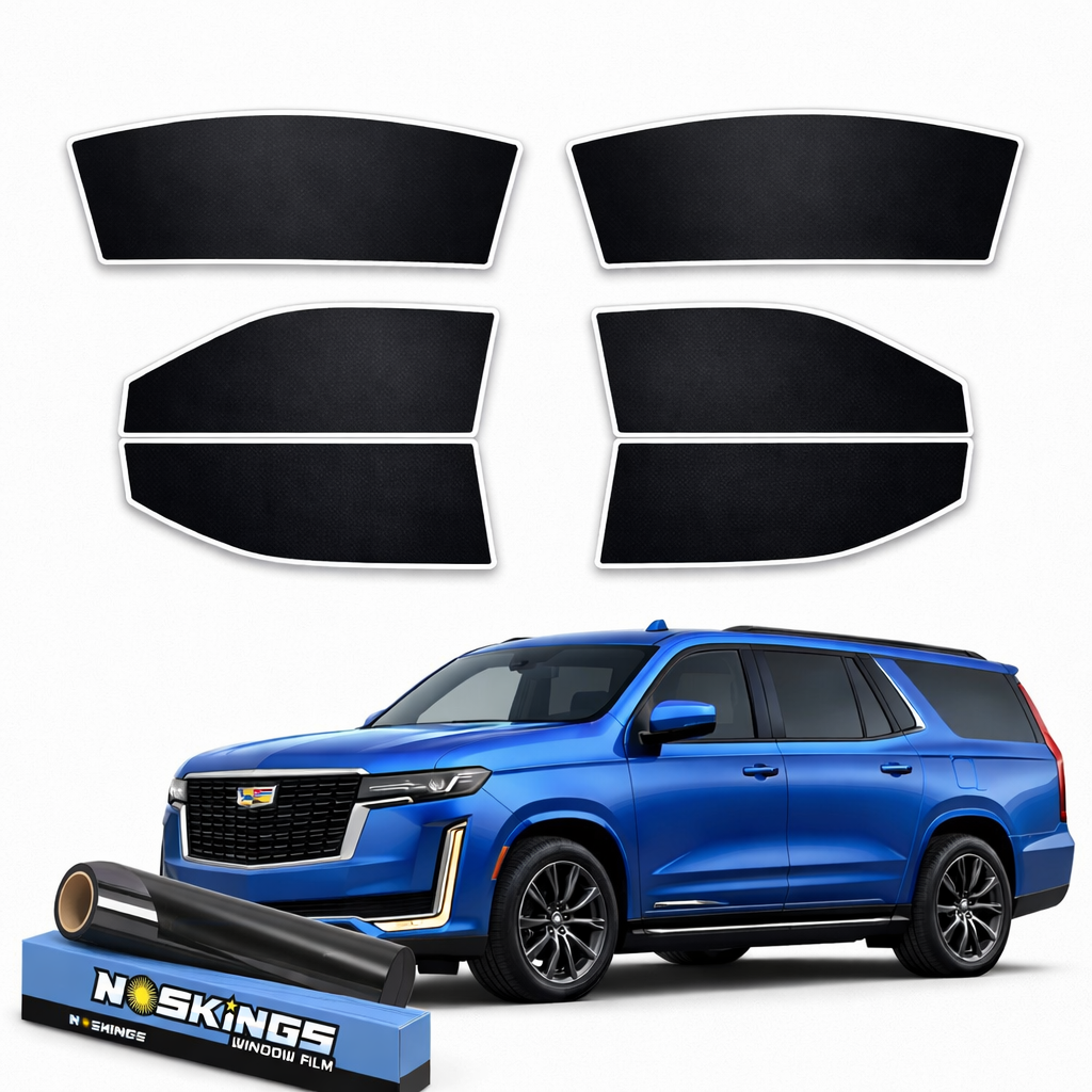 Nano Carbon Precut Window Tint Kit - Custom Fit for Car, Truck & SUV | 99% UV Protection, TSER 75% Heat Reduction
