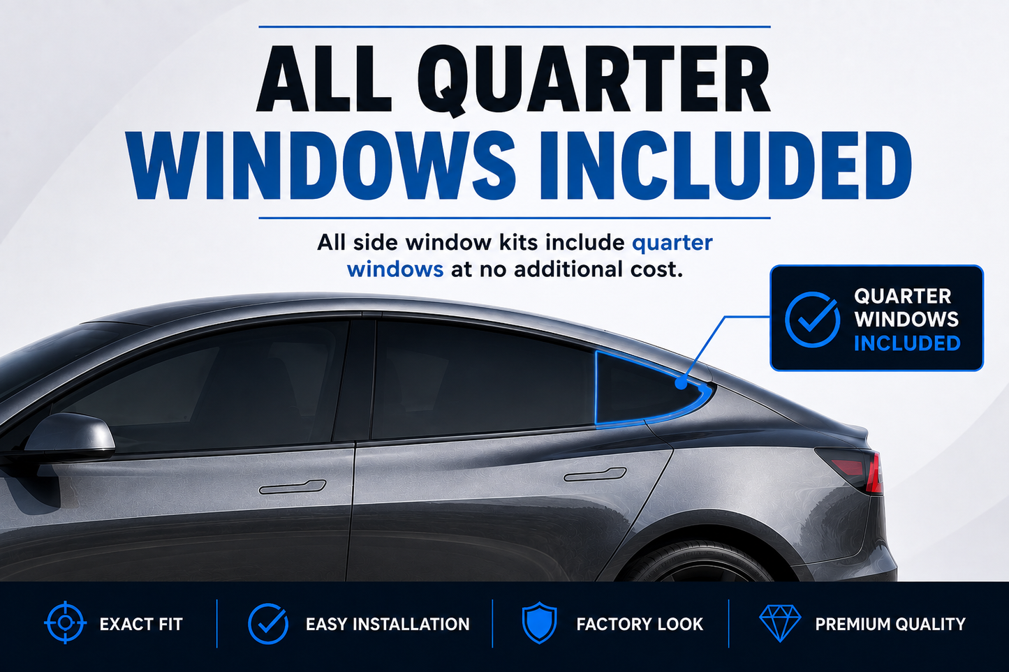 NosKings Core Series Nano Ceramic Precut Window Tint Kit