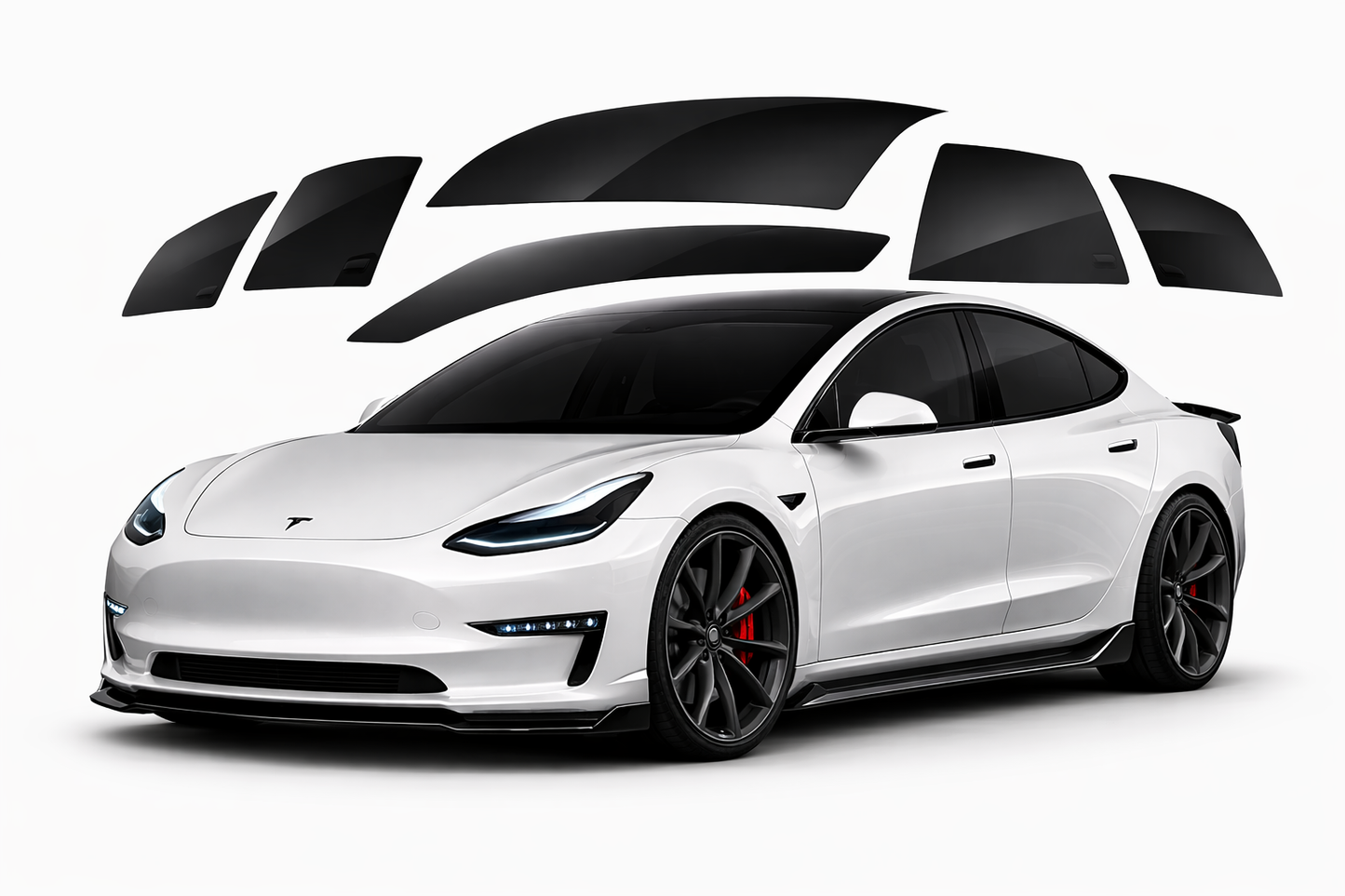 Precut Nano Ceramic Window Tint Kit - Custom Fit for Car, Truck & SUV | Blocks 99% UV & 93% IR TSER 79% | Professional DIY Installation