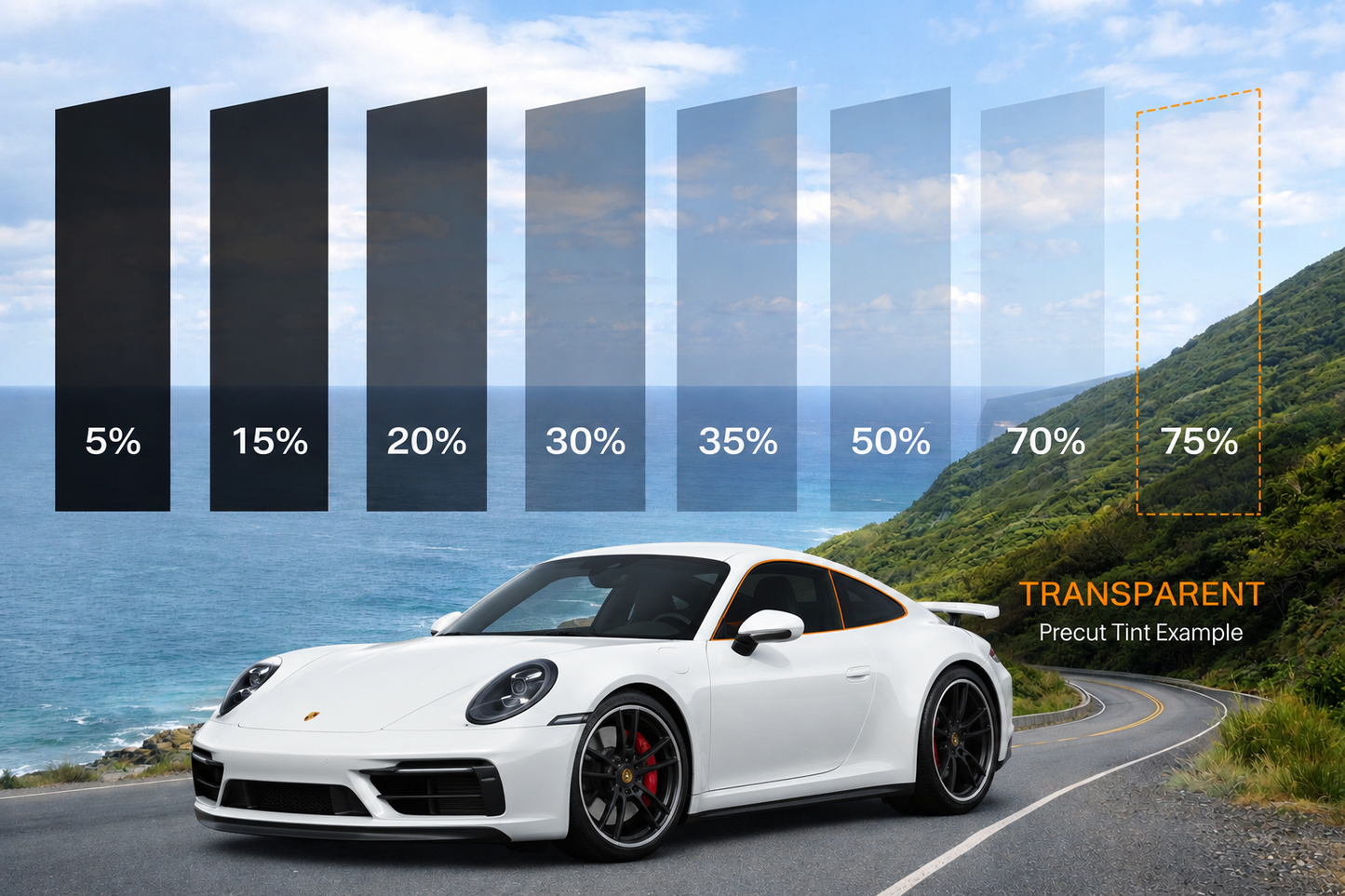 NosKings Core Series Nano Ceramic Precut Window Tint Kit